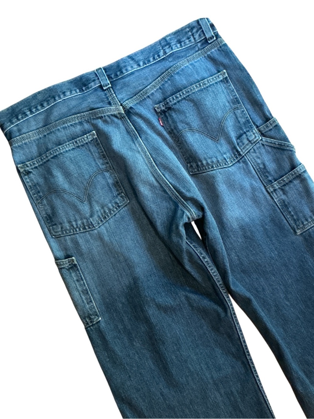 LEVI’S Relaxed Carpenter Jeans 36 X 30 Medium Wash $80 Retail - Picture 11 of 13